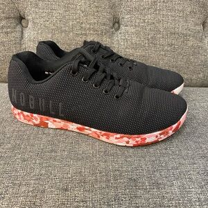 NOBULL Black Trainers with Red Camo Sole Women Size 11